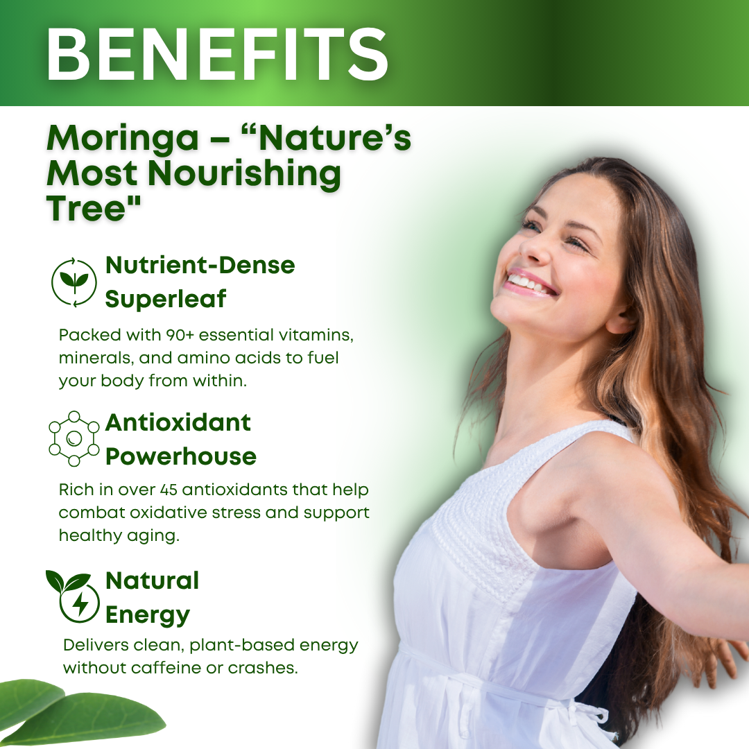 QUANOLA Moringa – Lower Cortisol, Burn Fat, Naturally Balance Hormones