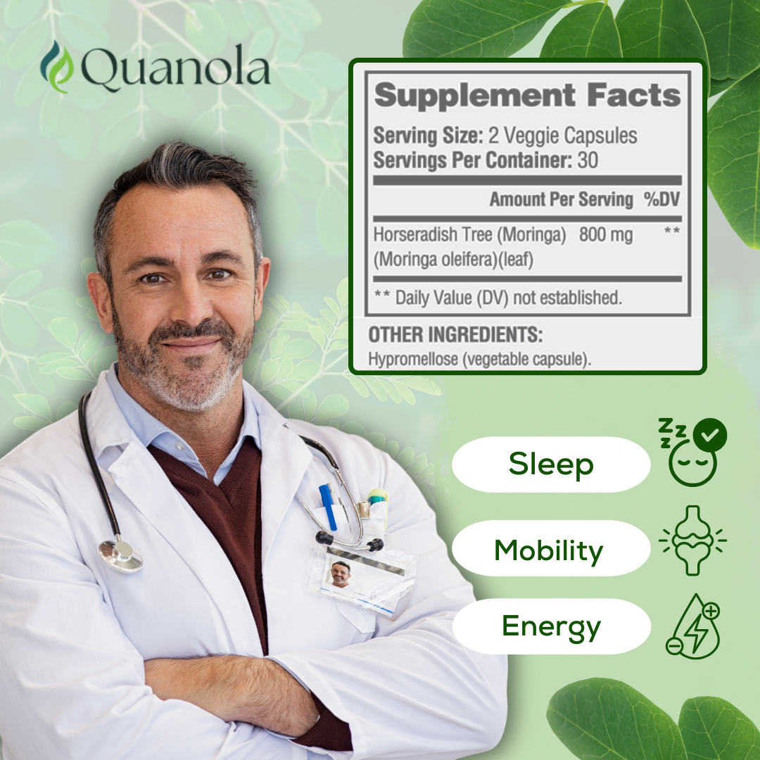 3 Bottles QUANOLA Moringa