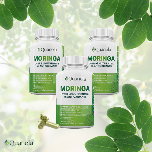 Activate GLP-1 Naturally with QUANOLA Moringa - Lower Cortisol, Burn Fat, and Restore Balance Without Stimulants or Prescriptions